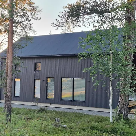 Willa Stylish 4br For 10 - Private Jacuzzi & Sauna Äkäslompolo