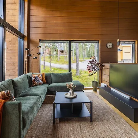 Haltija - Stylish 4br With Jacuzzi & Sauna * Äkäslompolo