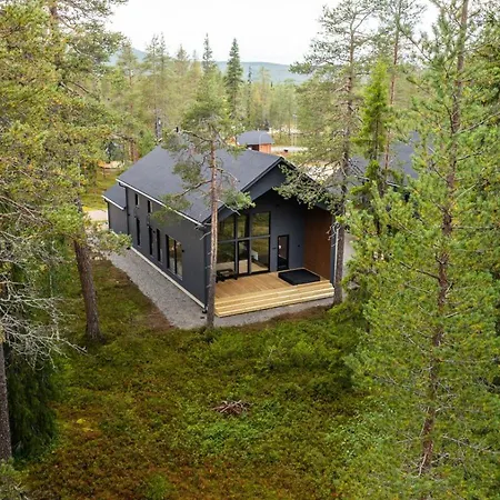 Haltija - Stylish 4br With Jacuzzi & Sauna Villa Äkäslompolo
